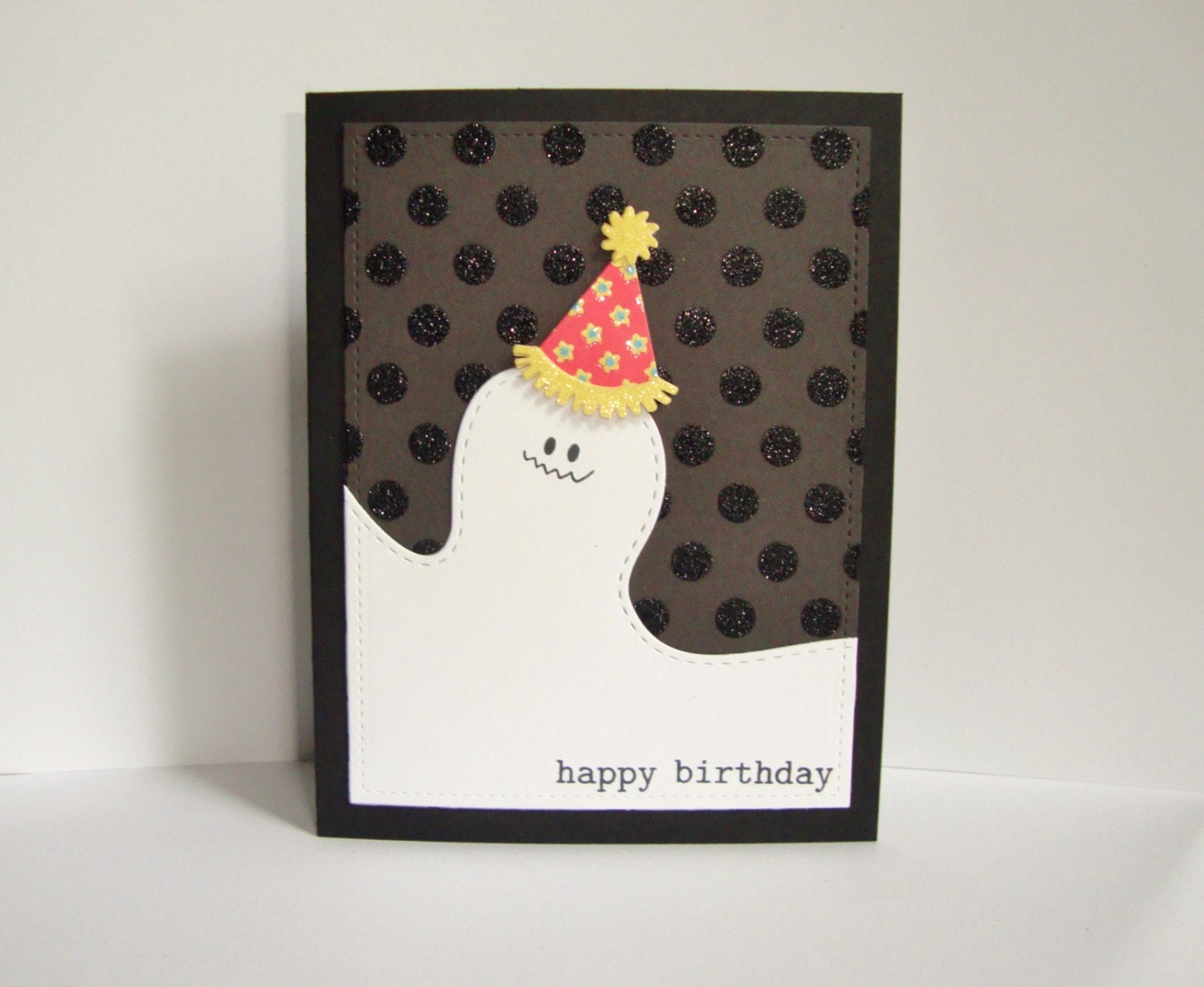 Halloween Birthday Card Halloween Themed Birthday Card Ghost