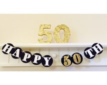 Popular items for 50th birthday banner on Etsy