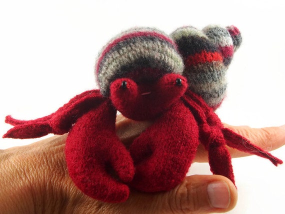 hermit crab soft toy