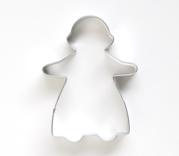 Gingerbread Girl Cookie Cutter - Large - Christmas Cookie Cutter Il_570xn