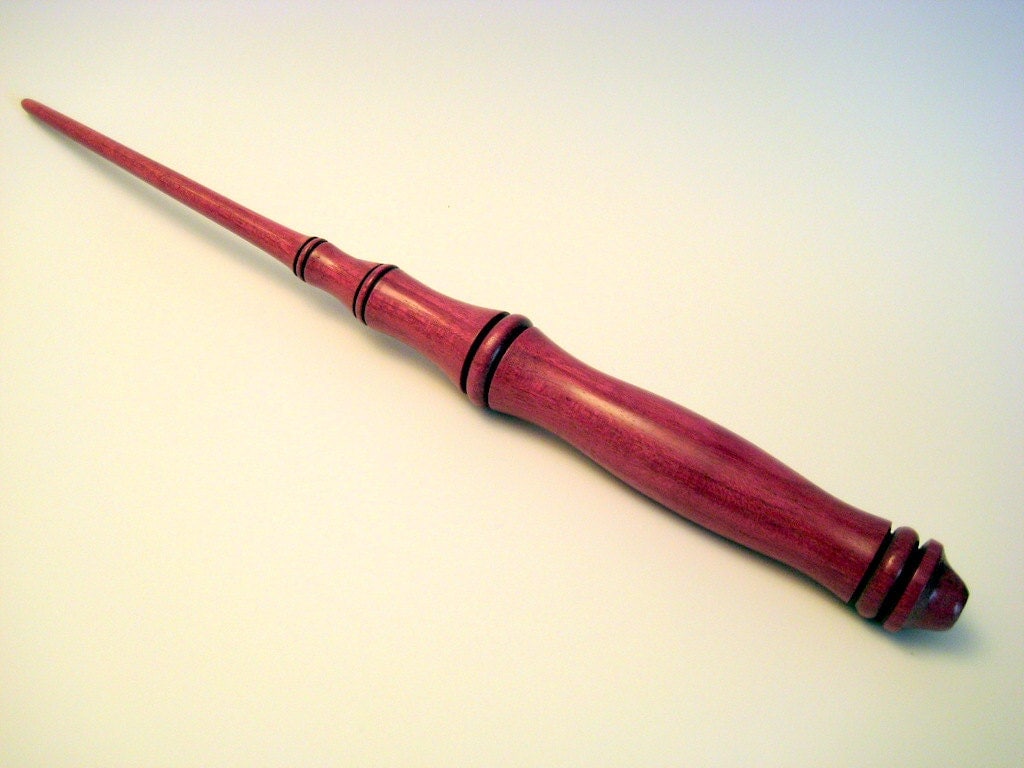 Magic Wand Handmade Purpleheart Wood Harry Potter Type