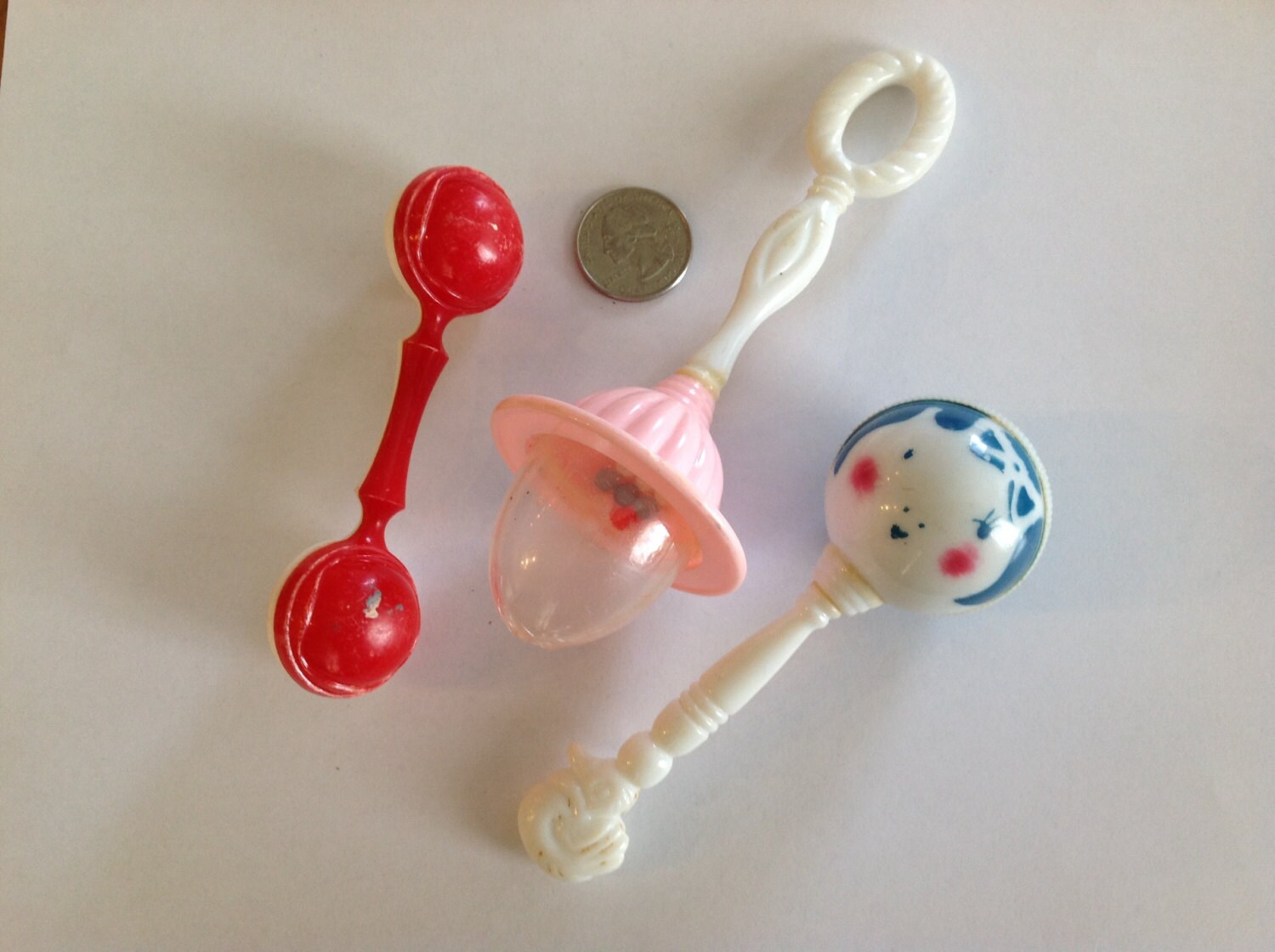 Baby rattles Antique rattles by ATWISTEDSISTER on Etsy