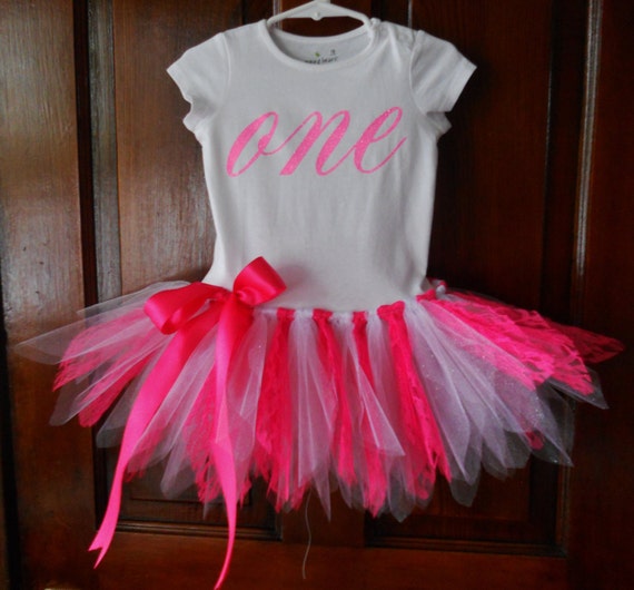 First Birthday Tutu Dress Ready To Ship Size 12 Months