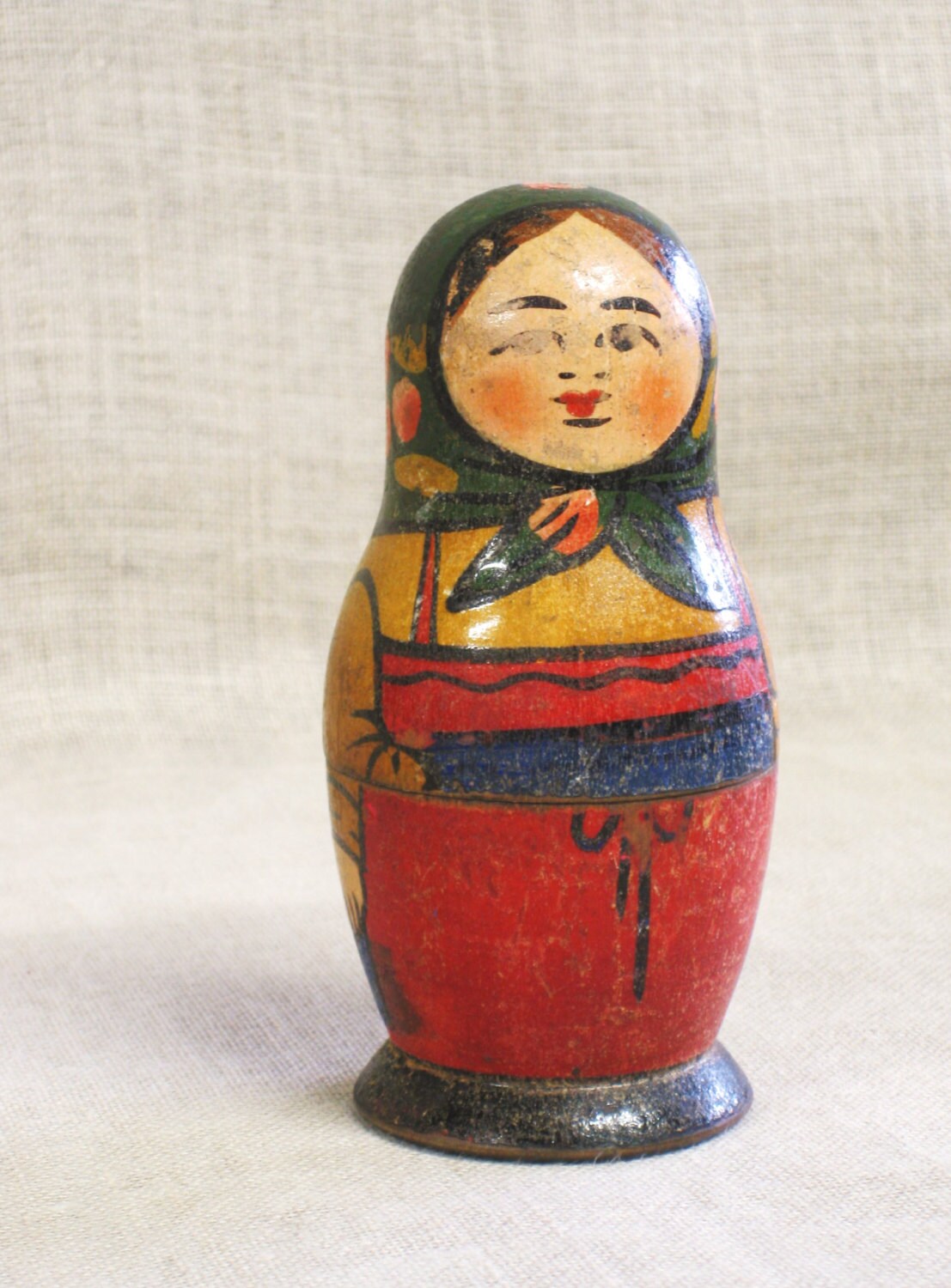 antique doll storage box