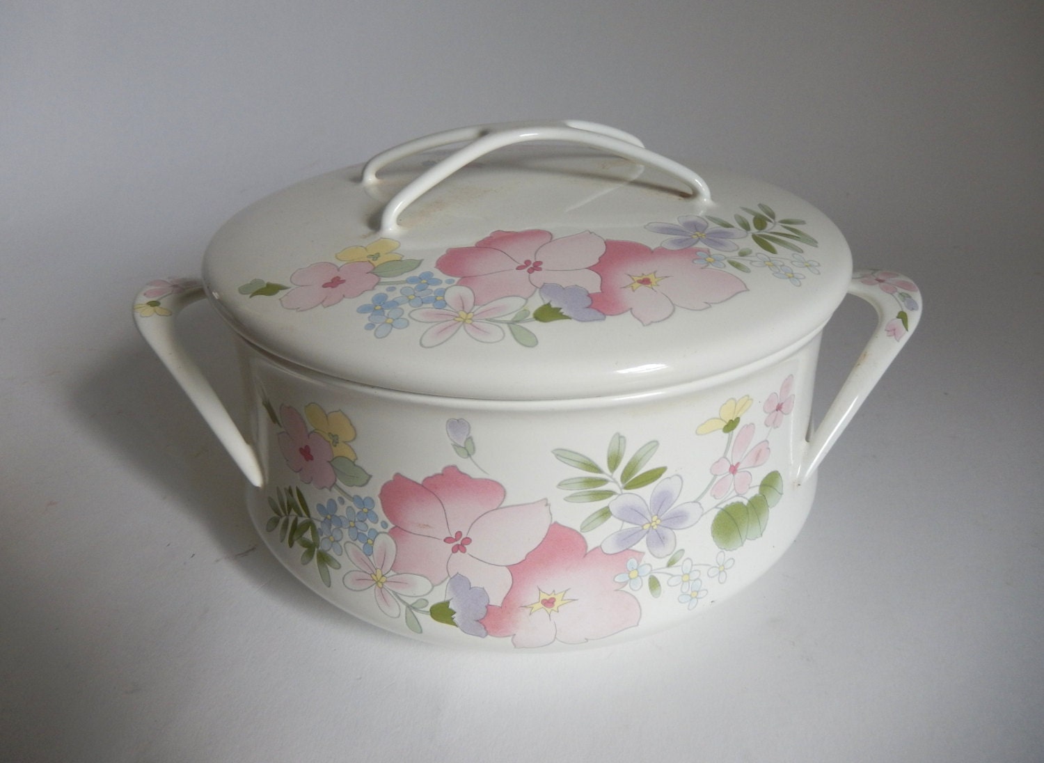 Vintage 1980's Kobe Enamel Cookware Cooking Stovetop by JoeBlake