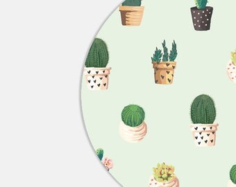 Mouse Pad Mousepad Mouse Pads Succulent Cactus Office Desk Accessories Office Supplies Office Decorations Cute Mouse Pad Mint Green