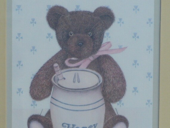 teddy bear wall art