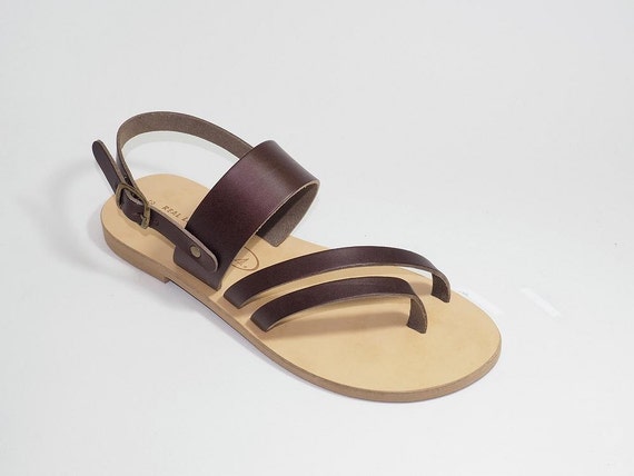 Greek Leather SANDALS by babisg on Etsy