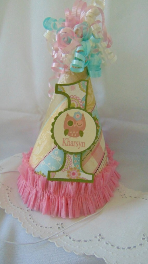 Shabby Chic Owl Petite 1st Birthday Party Package Il_570xn