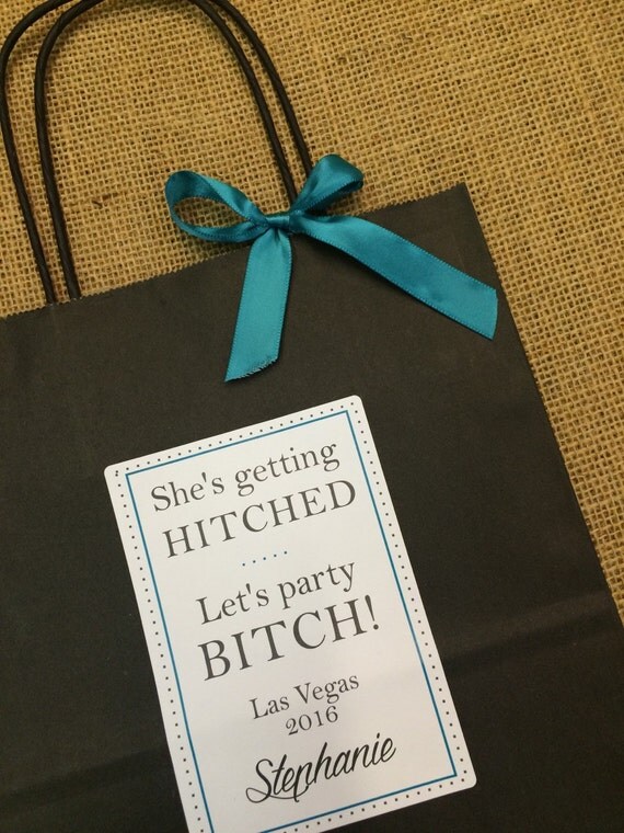 Bachelorette Party Hotel Guest Bag Destination Wedding Bags