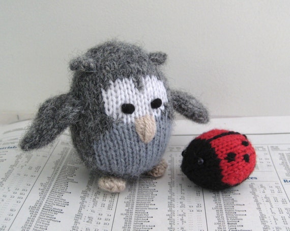 Cricklewood Owl and ladybird toy knitting patterns