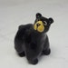 ceramic black bear figurine