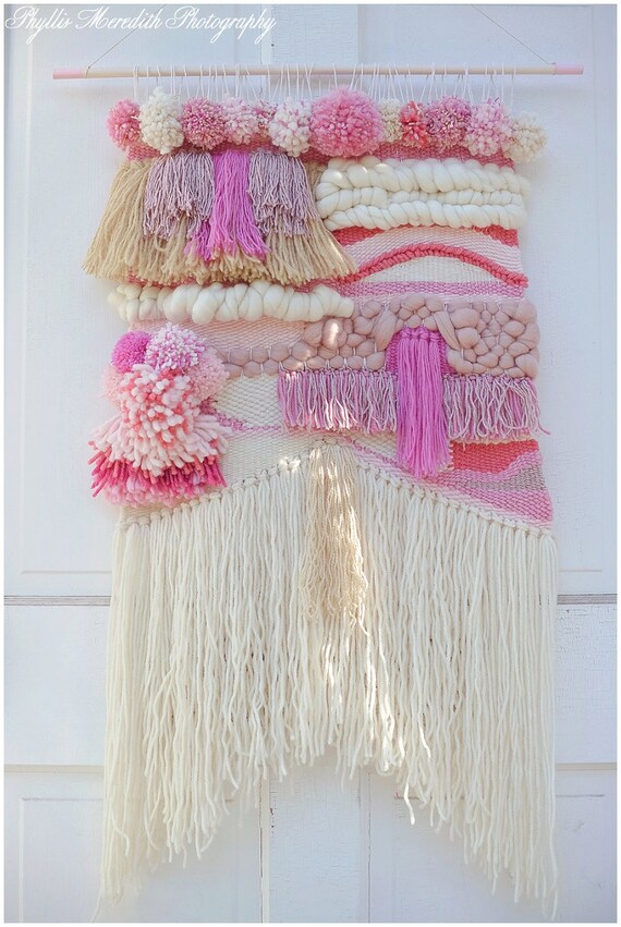 Large Custom Woven Wall Hanging. Made totally to order