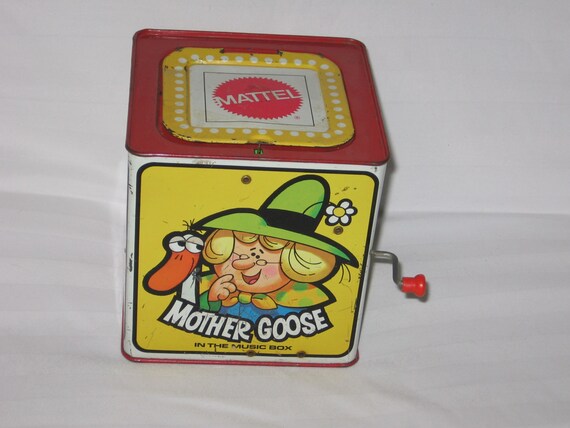 mattel mother goose jack in the box