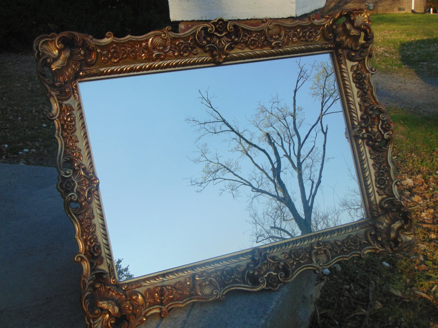 BAROQUE Ornate Mirror Gold Mirror Vintage Mirror Nursery