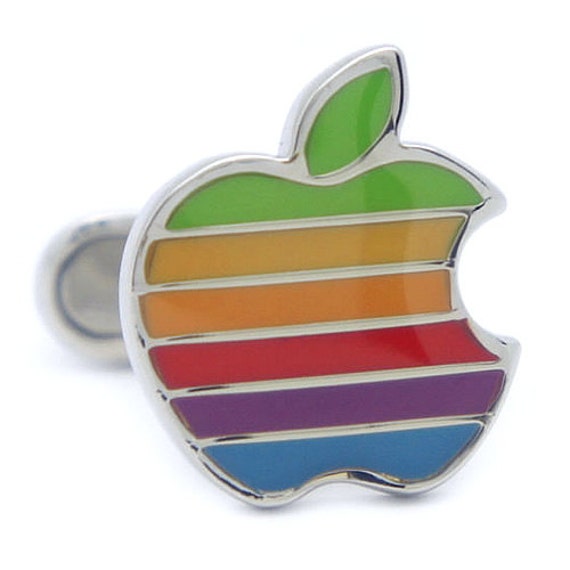 First Apple Logo Cufflinks