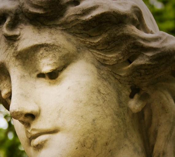 Angel Series - Angel Face (5" x 7" photographic greeting card - blank inside/with envelope)