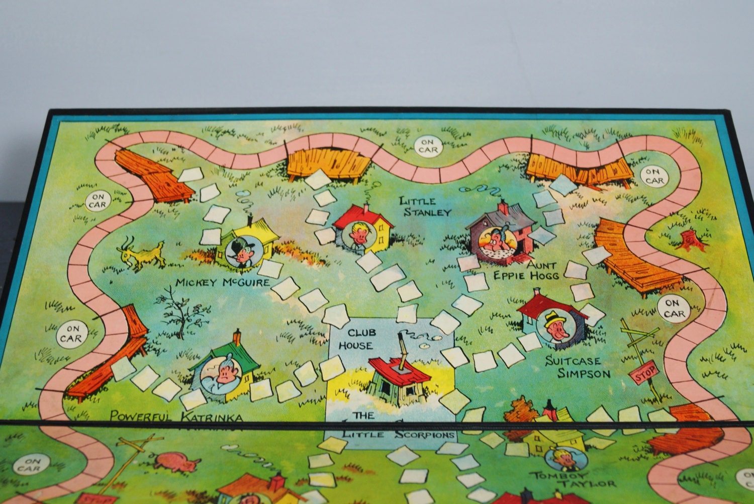 Vintage 1920's Board Game Toonerville