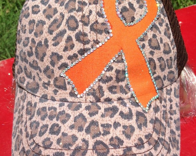 Awareness Ribbon Baseball Cap, Cancer Awareness Trucker Cap, Womens Baseball Cap, Personalized for free, Custom Baseball Cap, Chemo Hat Cap