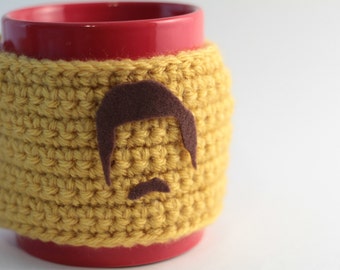 Ron Swanson Mug Cozy - Parks and Recreation Inspired