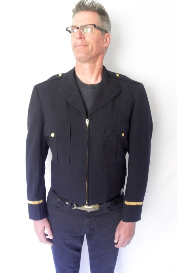 Totally RAD 1960s FIREMAN Dress Uniform Jacket EISENHOWER