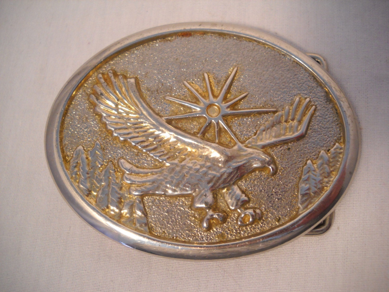 Vintage Eagle Belt Buckle by SeaPillowTreasures on Etsy