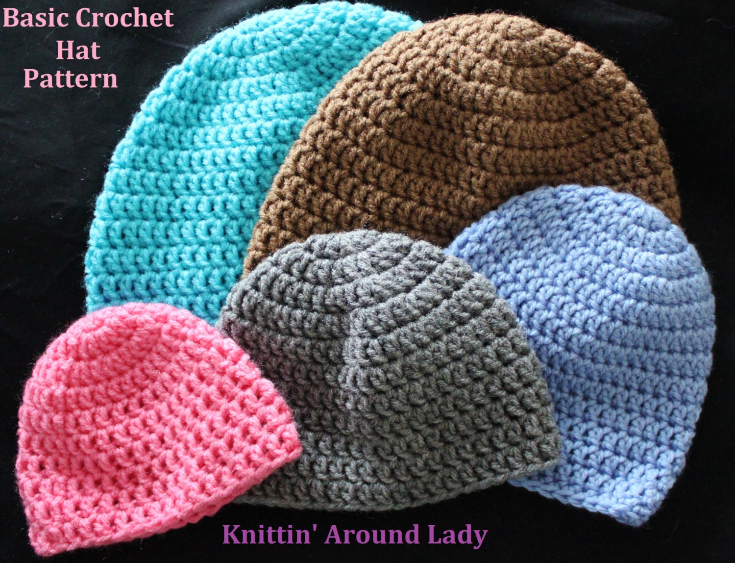 Basic Crochet Hat PATTERN