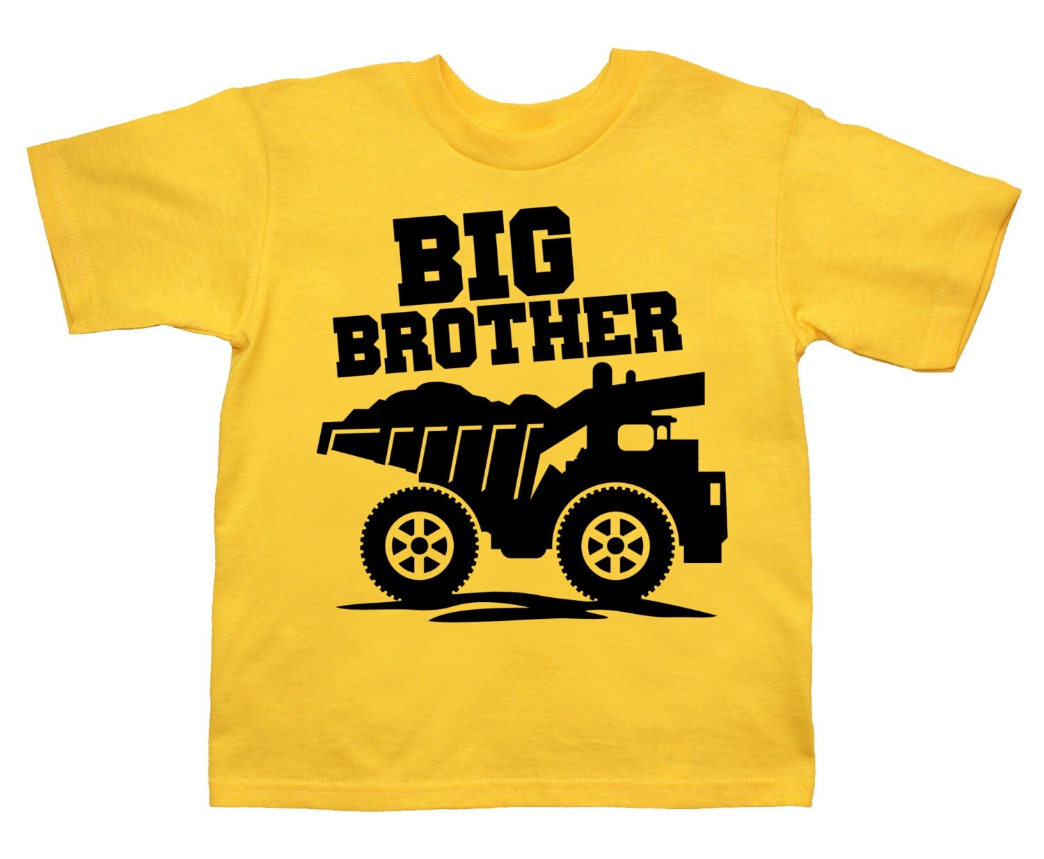 Personalized Dump Truck Big Brother Shirt Any Name Pick 2093