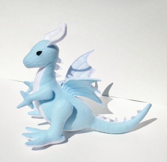 blue dragon plush toy