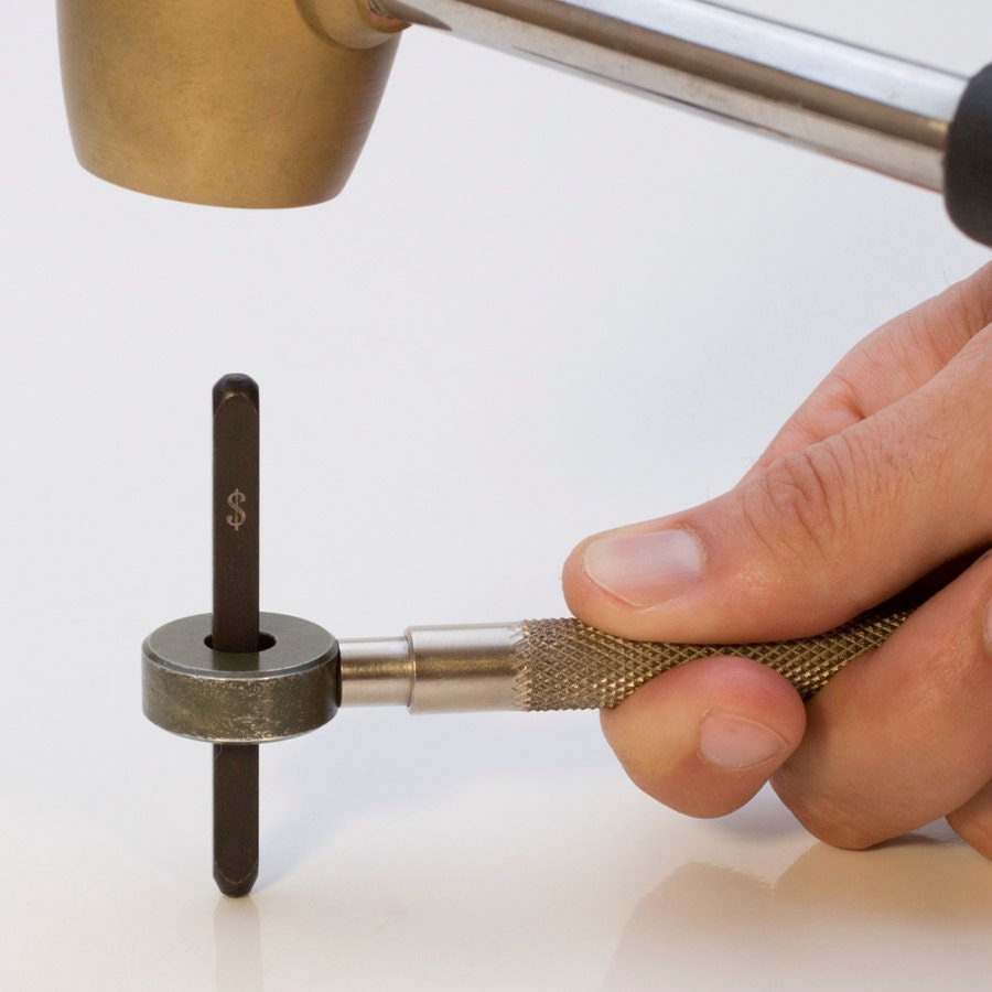 Thumb Safe Metal Stamp Holder design stamp positioner fits