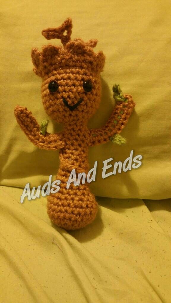 Baby groot inspired amigurumi