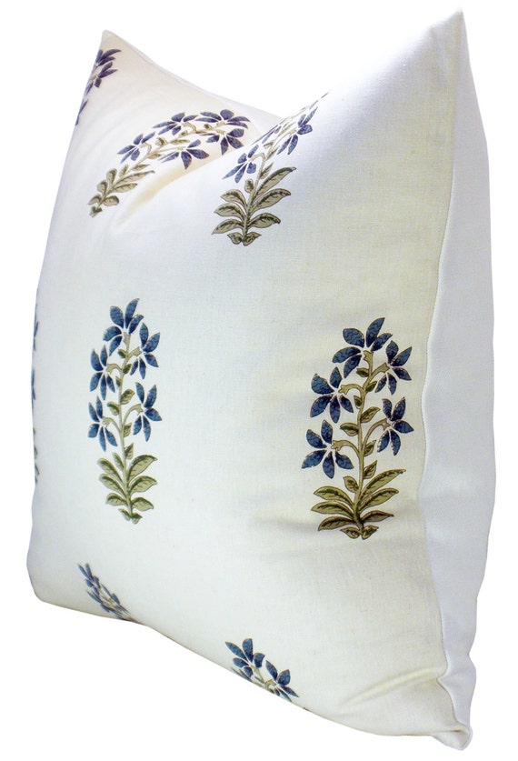 Udaipur pillow cover in Indigo