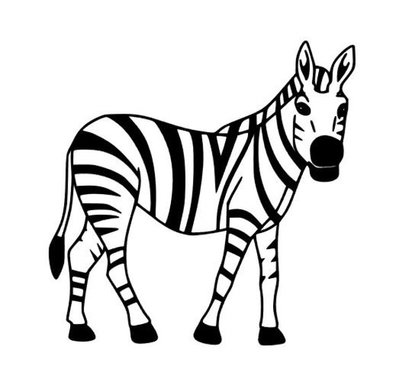 Download Zebra Cut File Instant Download SVG Vector JPG by LilliPadGifts