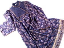 VINTAGE New Old Stock Indian Gauze Cotton Bib Dress Gypsy Festival ...