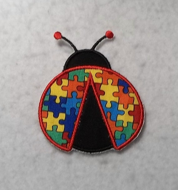 Ladybug Autism Awareness Puzzle Piece MADE to ORDER Choose