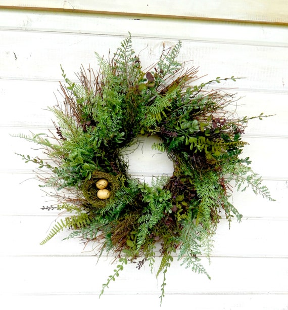 Farmhouse Birdnest Wreath