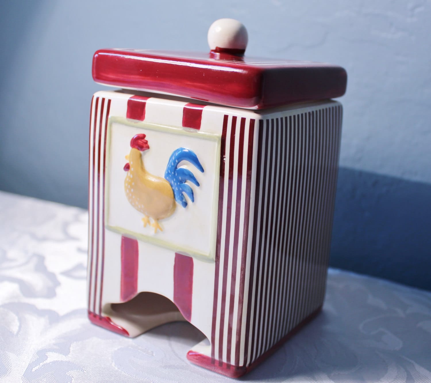 Vintage Ceramic Tea Bag Dispenser by MSRF Inc Design Studio