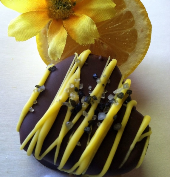 Salted Lemon Flavor Gourmet Shortbread Caramels twix