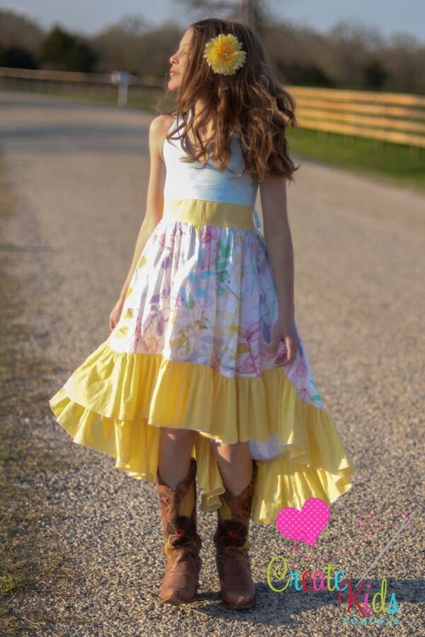 Hope s Tweens Hi  Low  Dress  PDF Pattern  Sizes by 