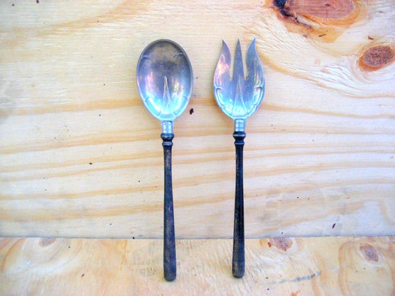 Vintage fork and spoon wall decor