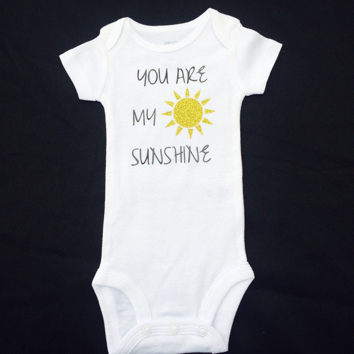 You Are My Sunshine Short Sleeve Onesie/T-shirt in by MyWayMomma