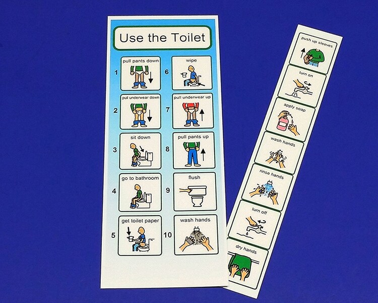 Potty Training Set for Autism PECS Visual Aid by