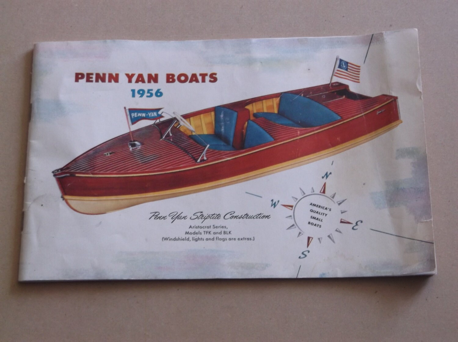 Vintage 1956 Penn Yan Boats Catalog Aristocrat