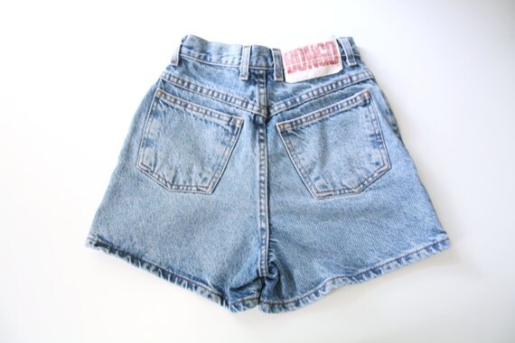 Vintage BONGO High Waisted Jean Shorts Denim by VintageReBelle