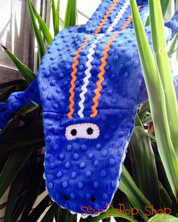 Florida Gator Baby Kids Lovey blanket Pacifier Very by