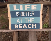 Popular Items For Rustic Beach Sign On Etsy