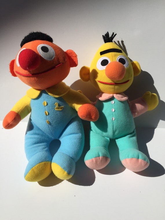 bert and ernie stuffed dolls