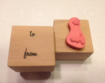 to, from stamp, 22 mm (BB4/8)