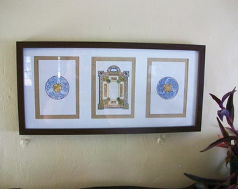 Blank Page Celtic Triptych Original