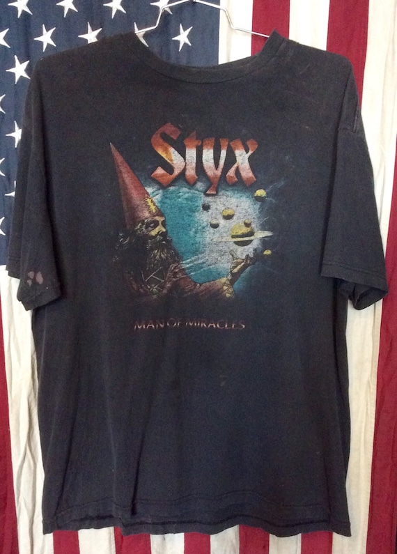 Vintage Styx T Shirt by GypsyTreasuresLB on Etsy